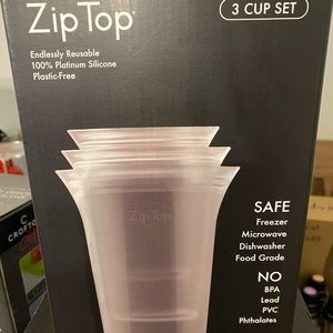 BRAND NEW! ZipTop Reusable cups